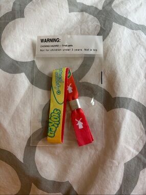 Dutch Bros Festival Fabric Wristband - Yellow/ Orange/ Red